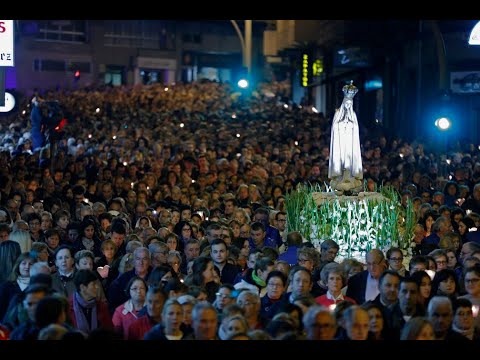 Emocionante procesión de Fátima recorre las calles de Ourense