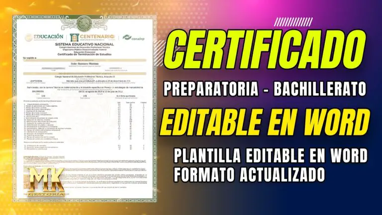 ¡Obtén reconocimiento oficial! Descubre el nuevo formato de certificado de preparatoria en solo 70 caracteres